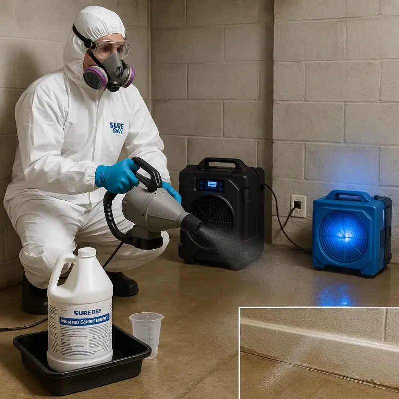 Sanitization and Odor Removal process in Ruckersville, VA